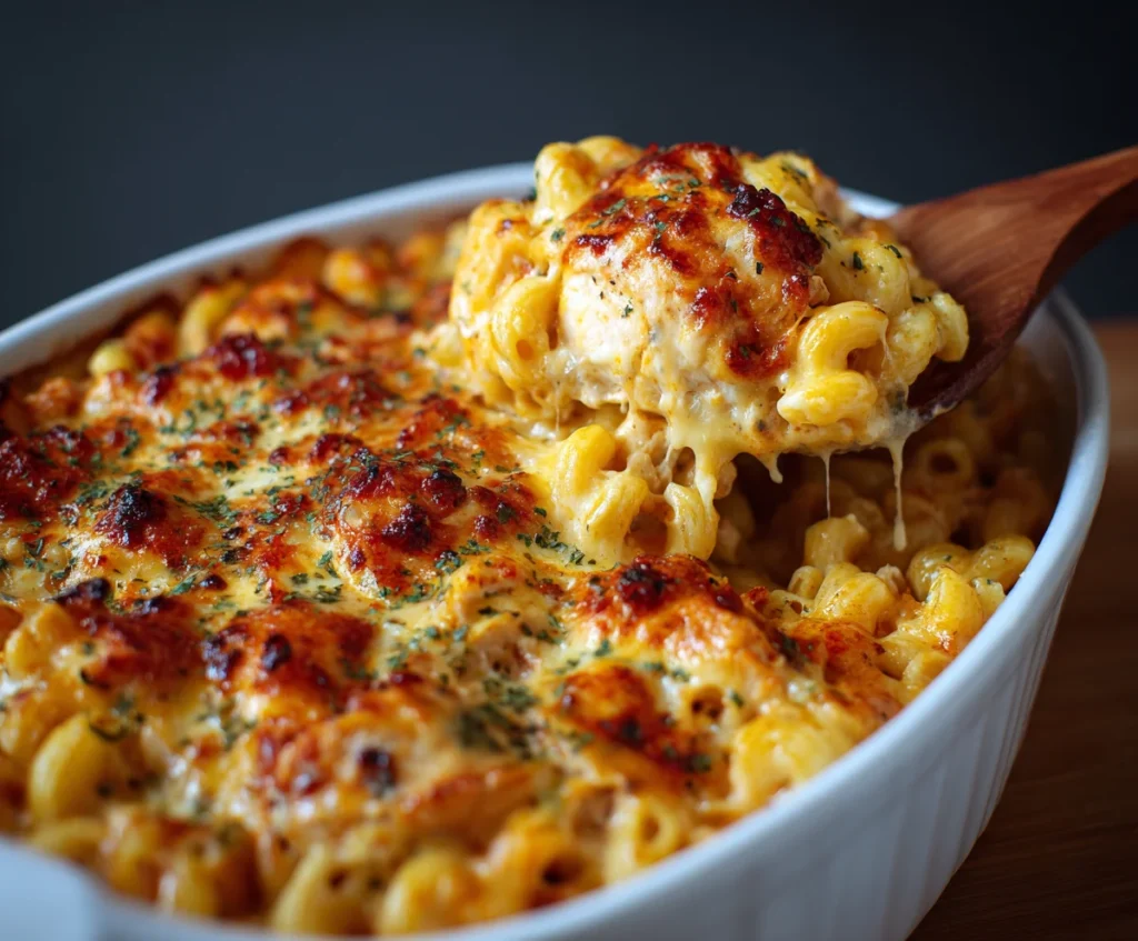 chicken pasta bake