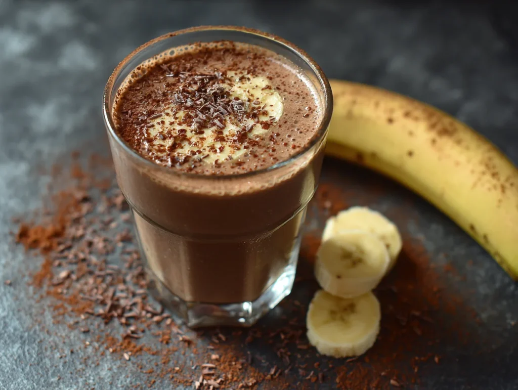 chocolate banana smoothie