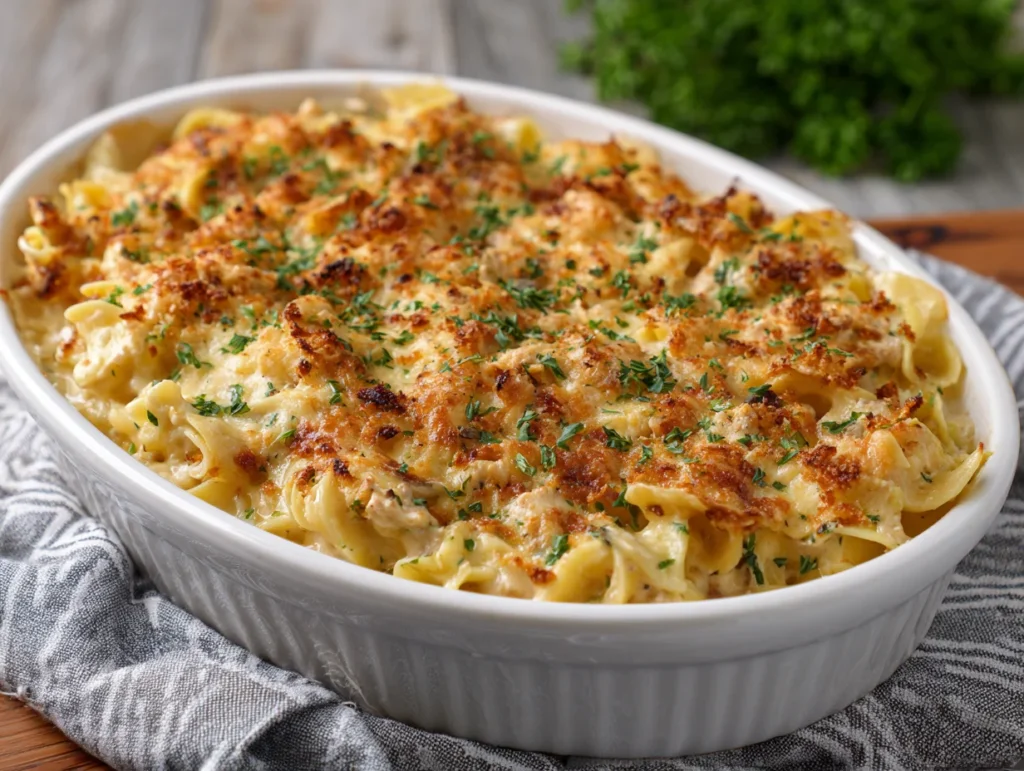 creamy tuna noodle casserole