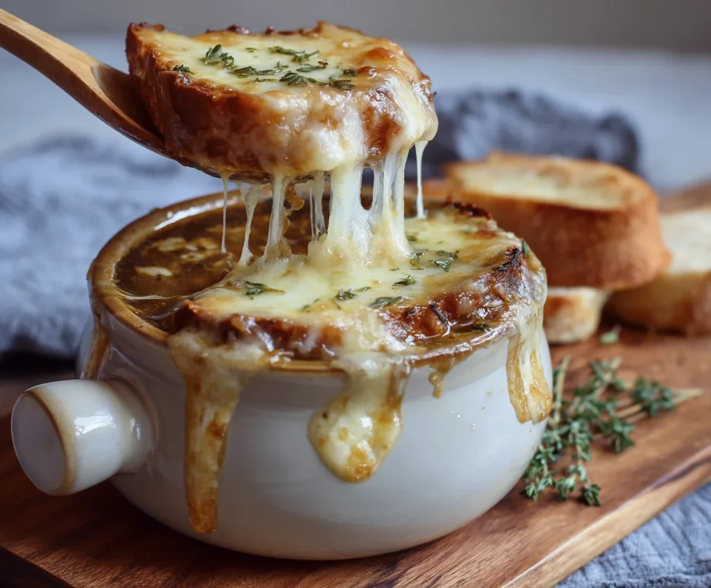 french onion soup slow cooker