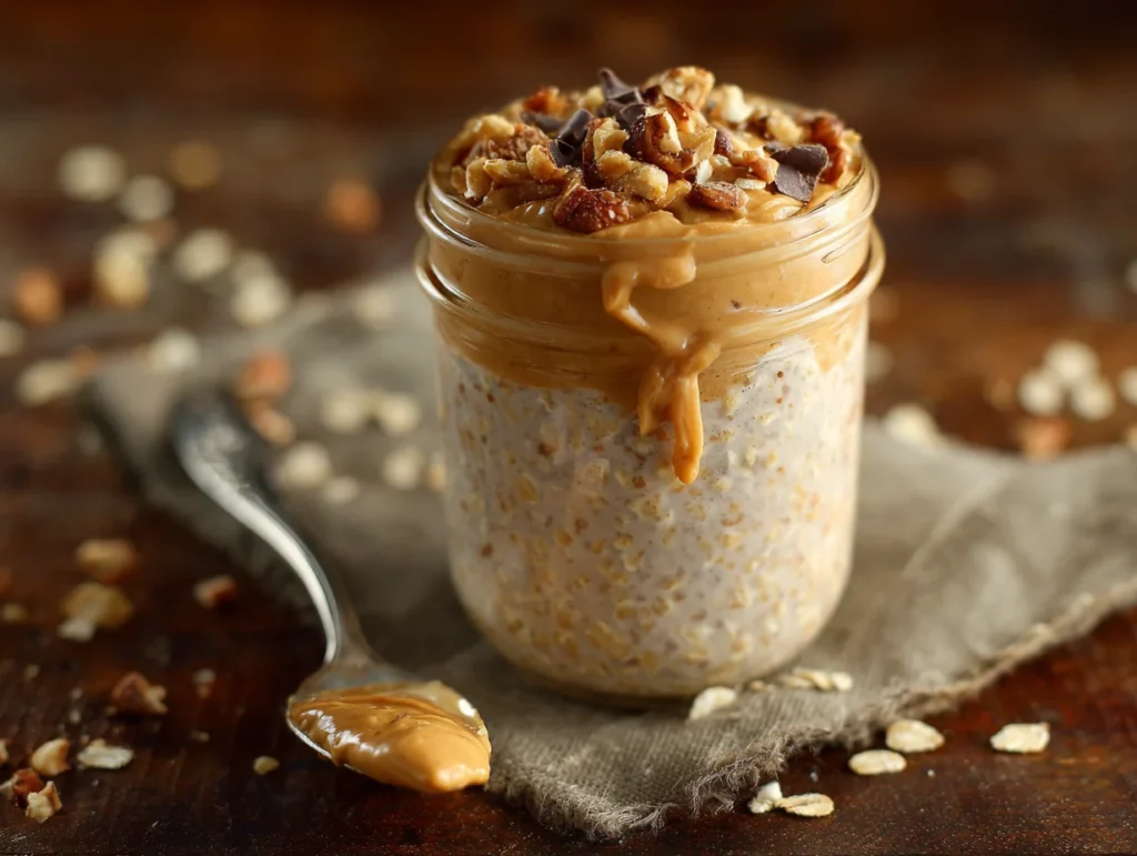 overnight oats peanut butter