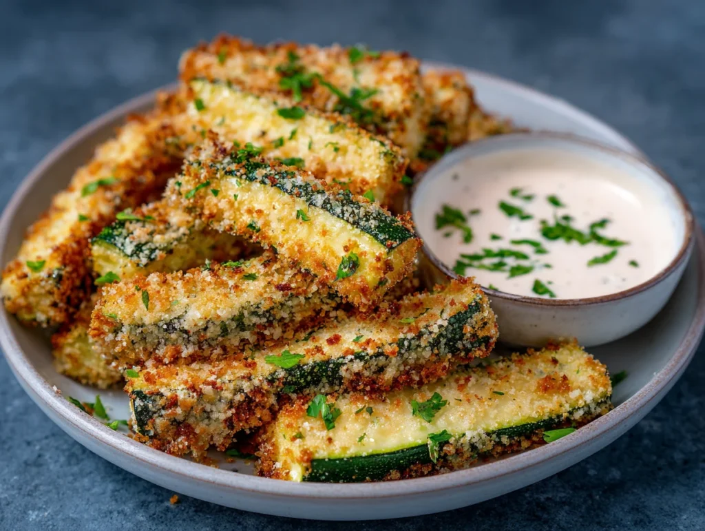 parmesan zucchini fries air fryer