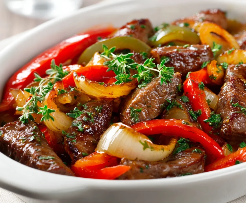 pepper steak and onion recipe