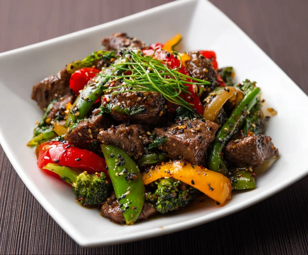 pepper steak stir fry