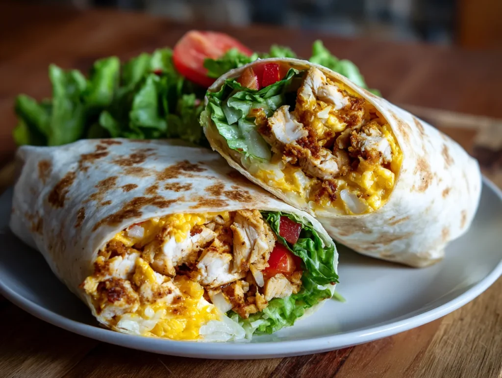 Cheesy Chicken Wraps