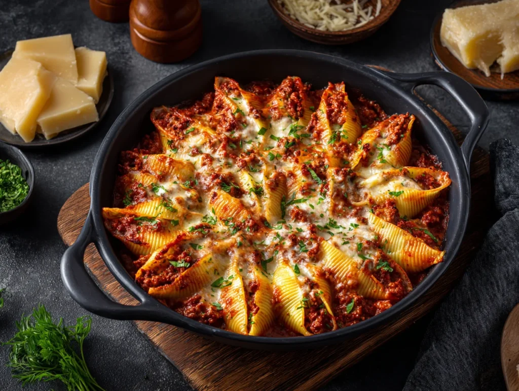 Easy Stuffed Shells With Meat