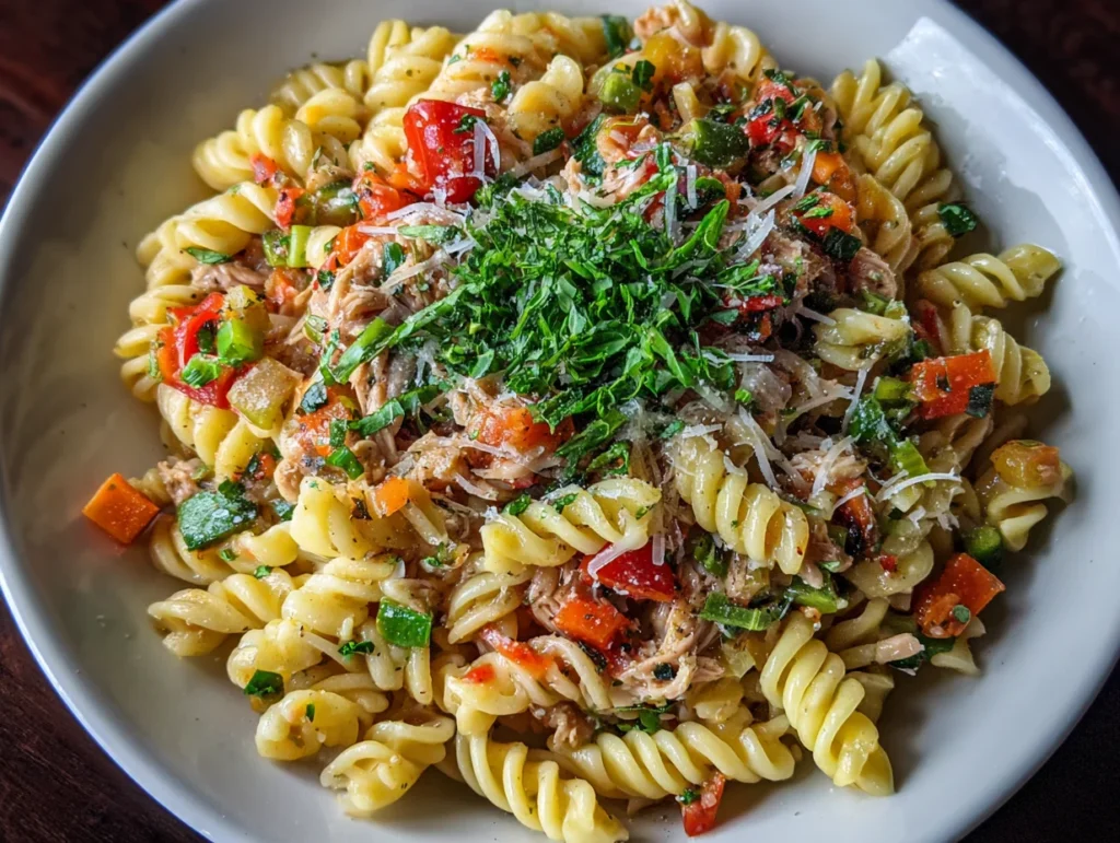 Simple Tuna & Veggie Pasta