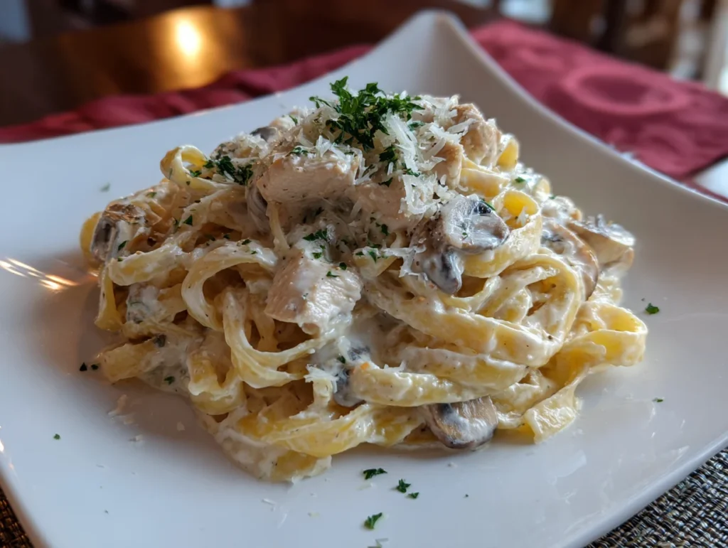 creamy chicken alfredo pasta