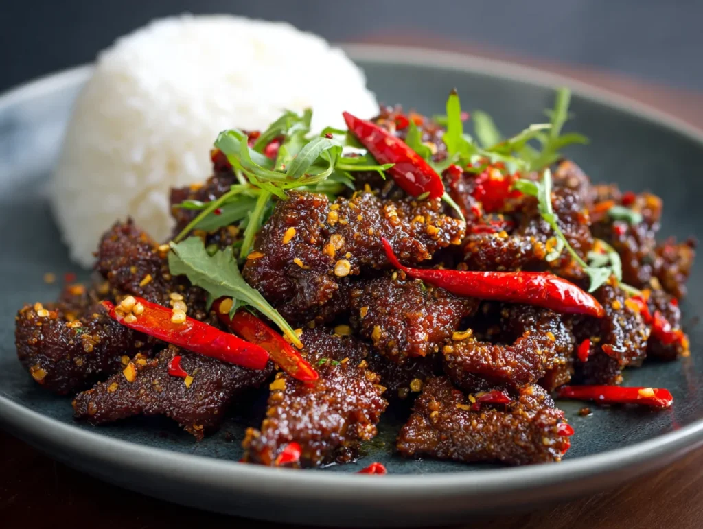 crispy chilli beef