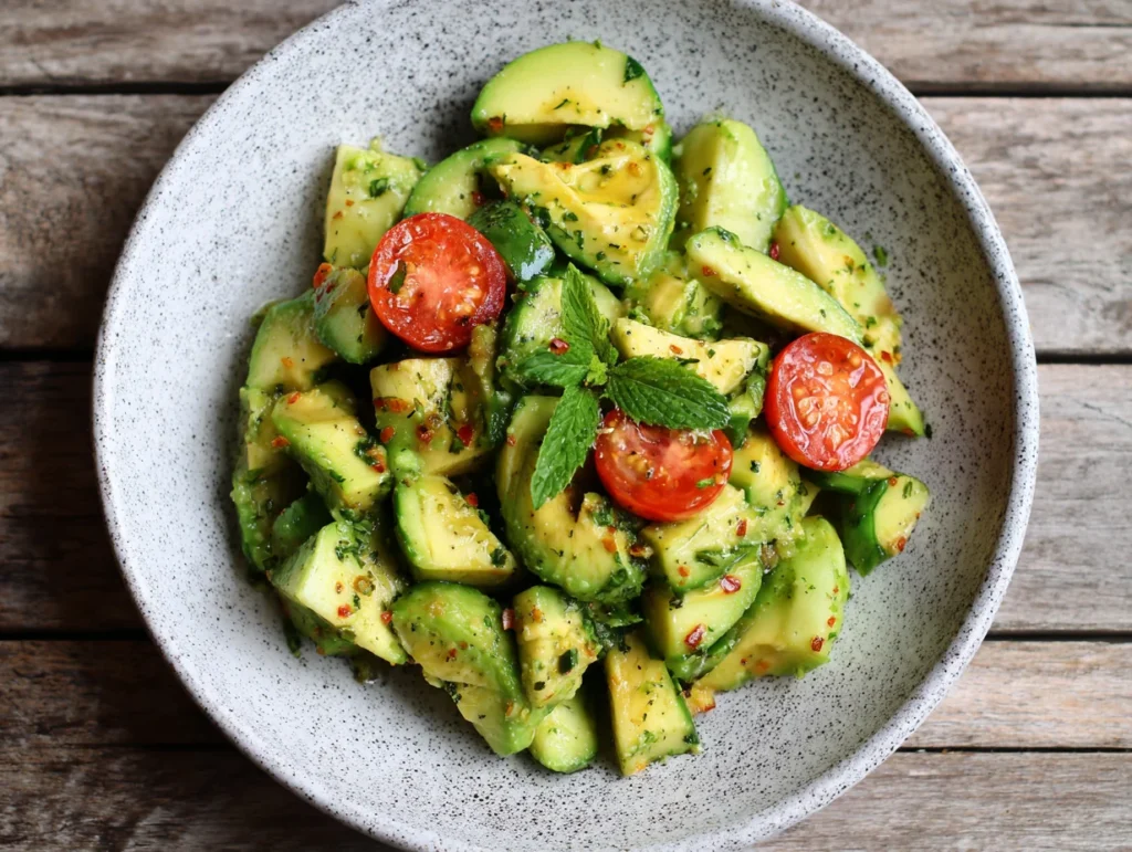 cucumber avocado salad