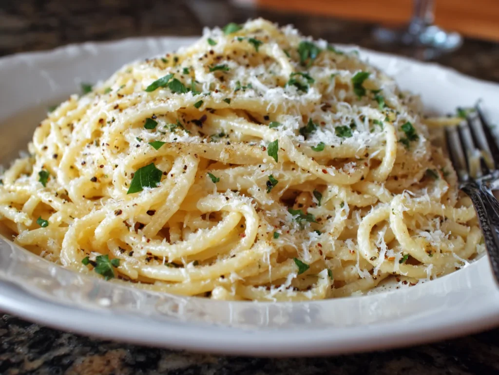 garlic parmesan pasta