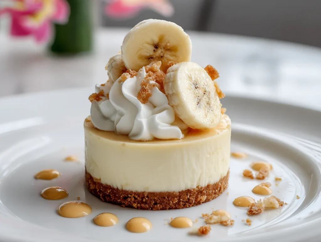mini banana pudding cheesecake