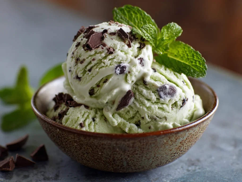 mint chip ice cream