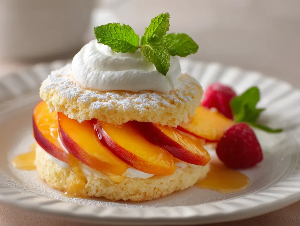 peach shortcake