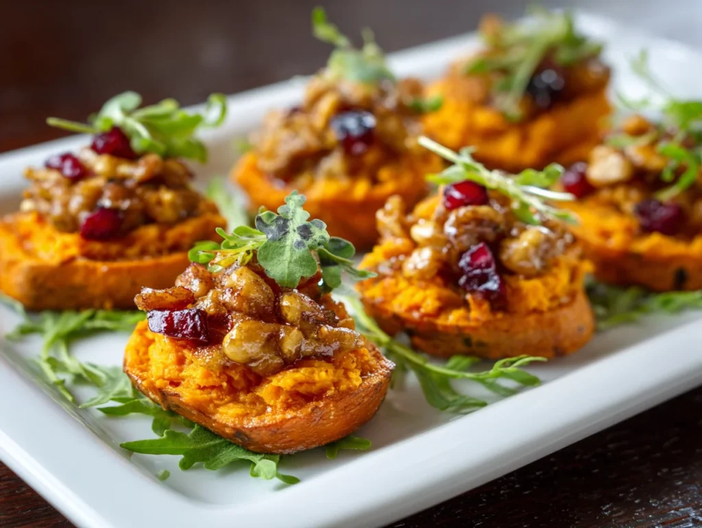 vegan sweet potato appetizers