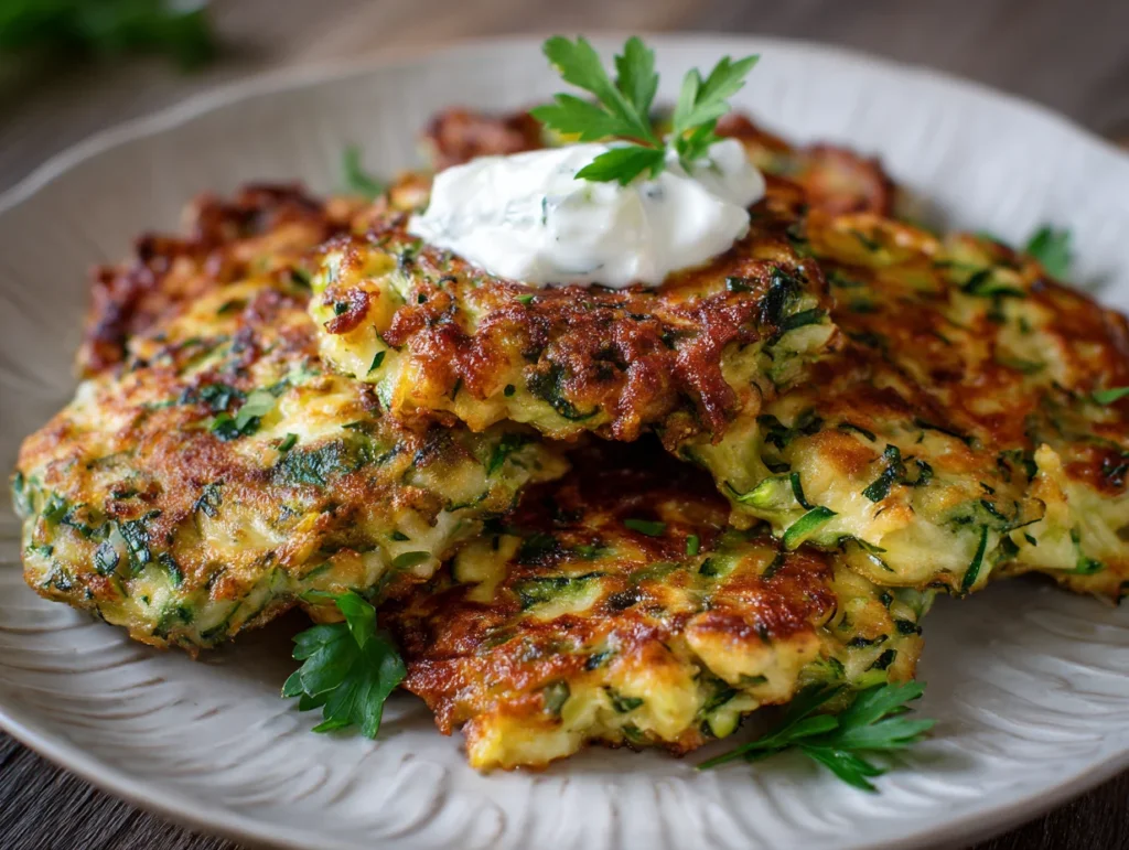 zucchini fritters