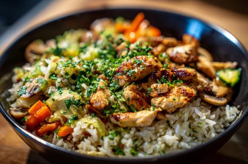 Quick Chicken Rice Bowl in 30 Minutes