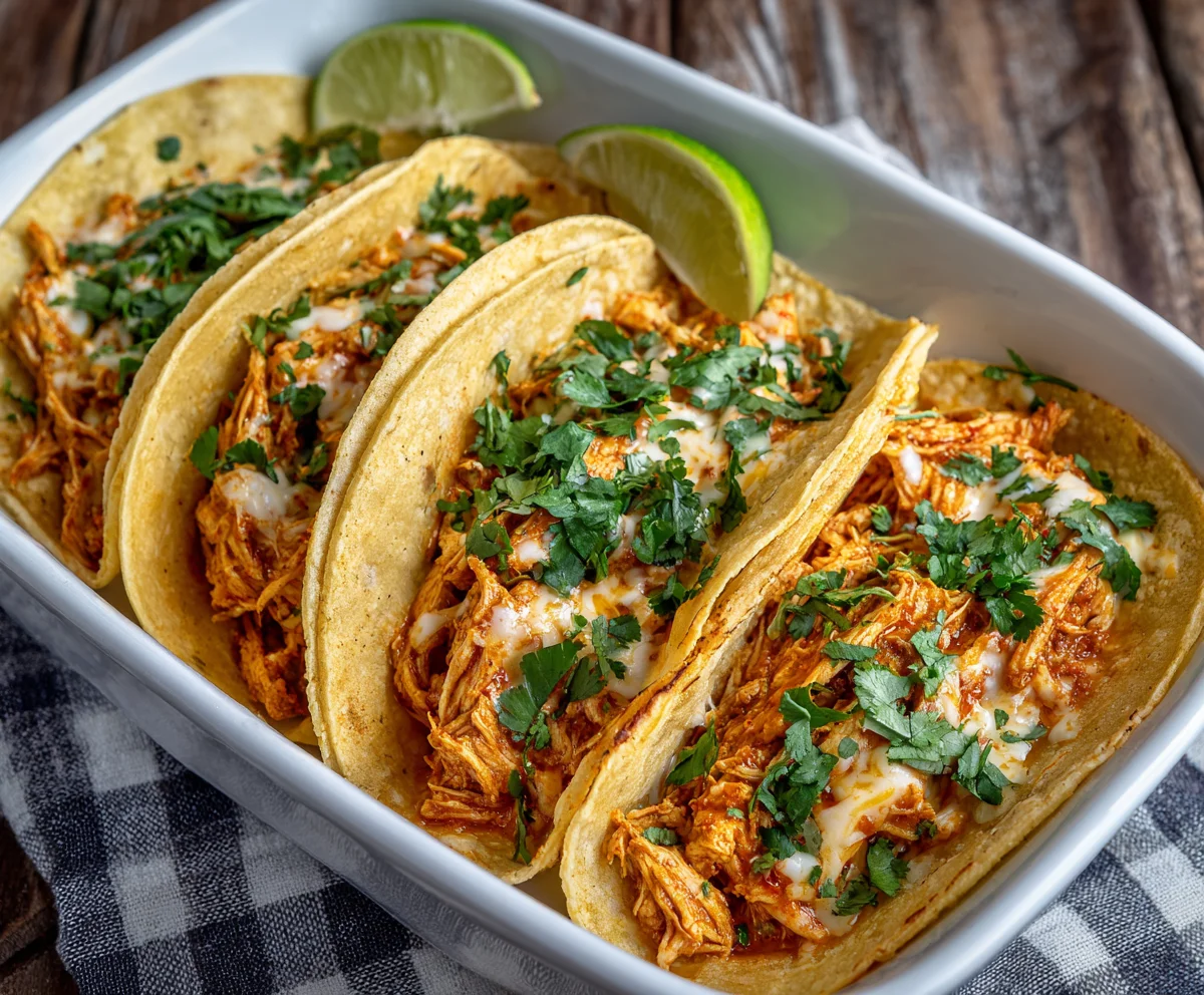 chicken tinga tacos