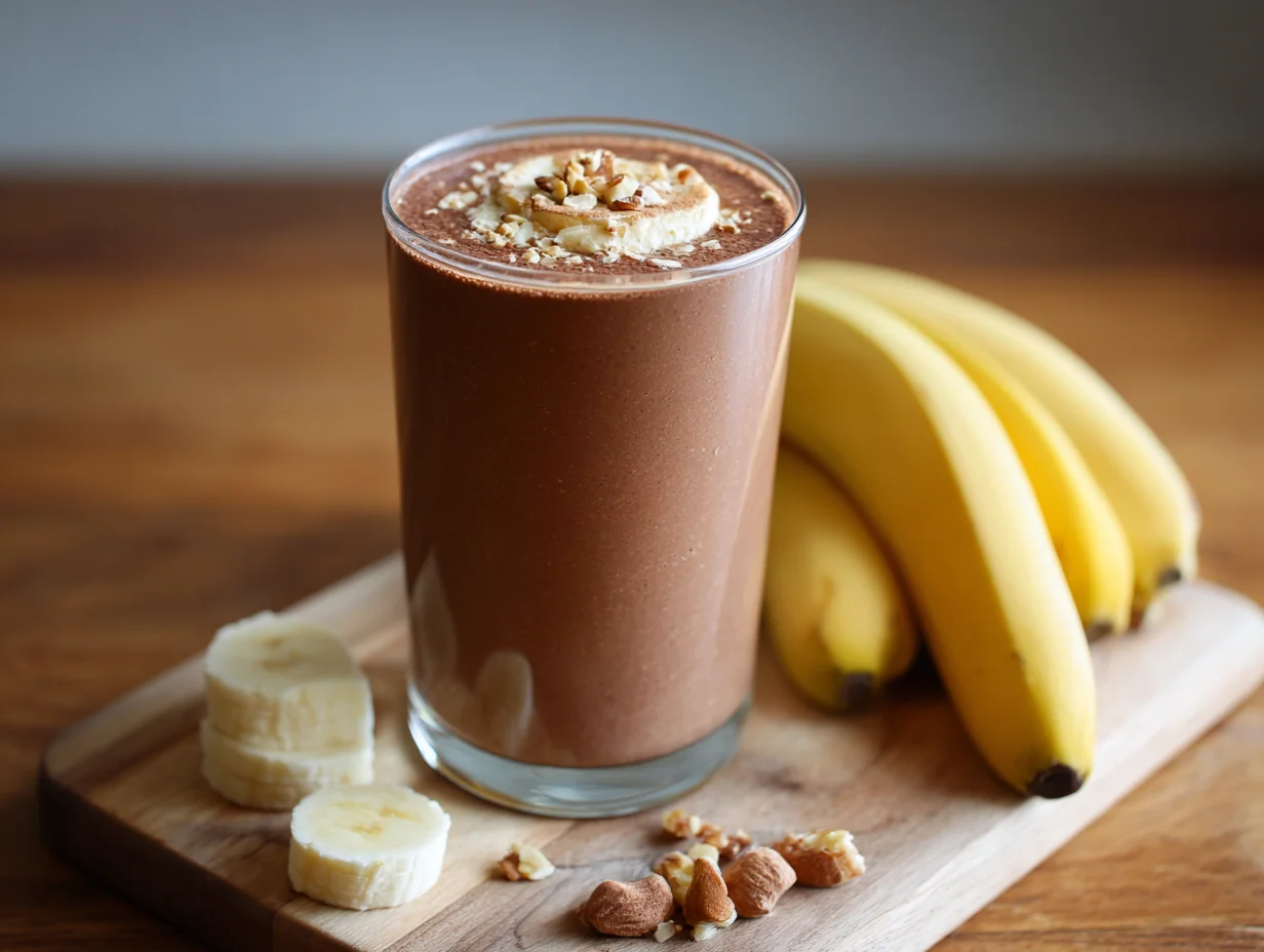chocolate banana smoothie