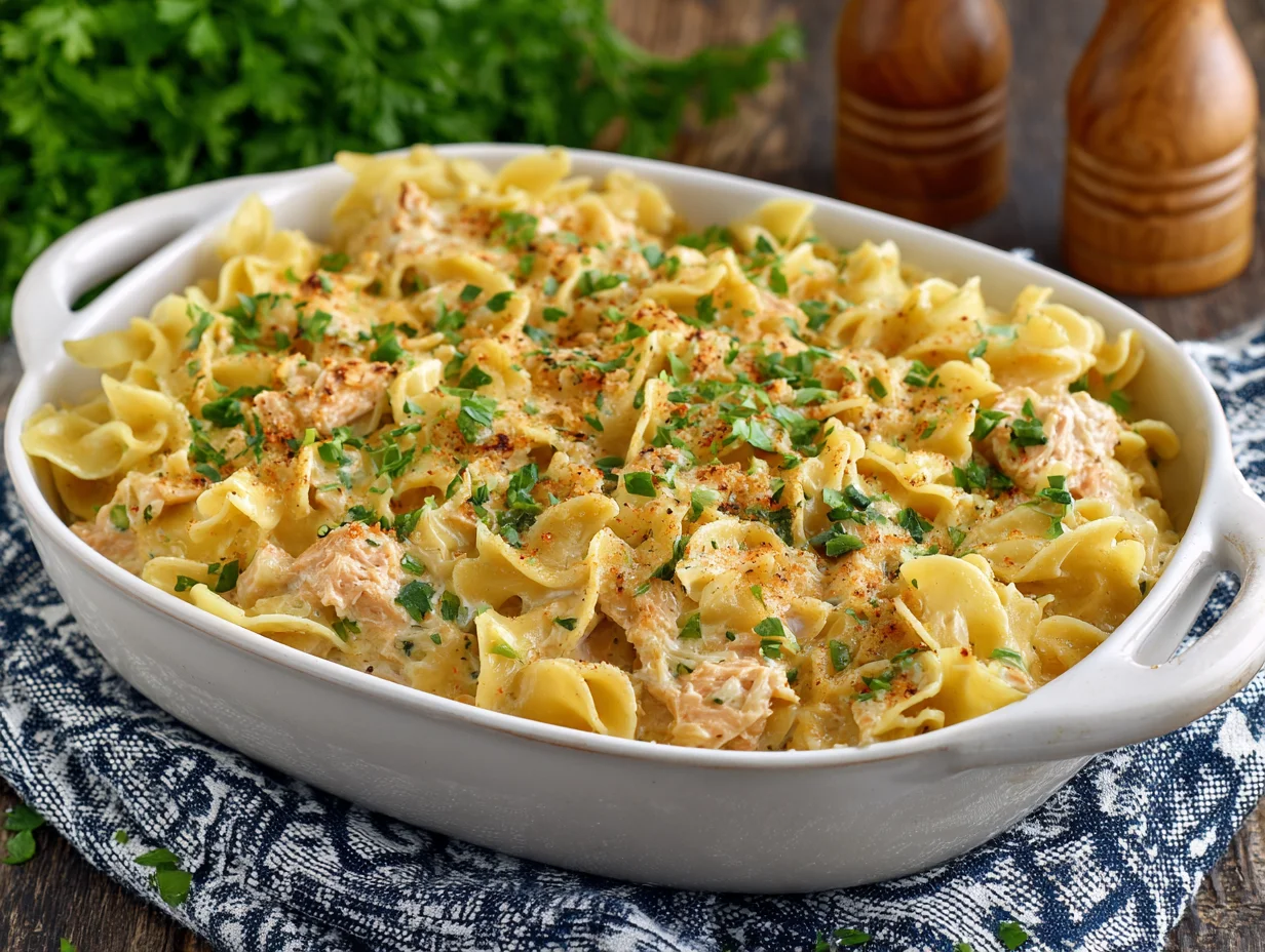 creamy tuna noodle casserole