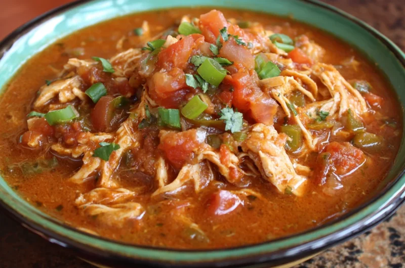 One-Pot Crockpot Salsa Chicken Recipe