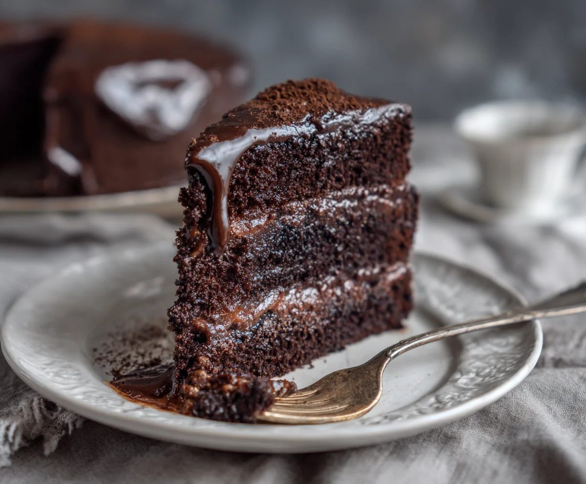dark chocolate cake