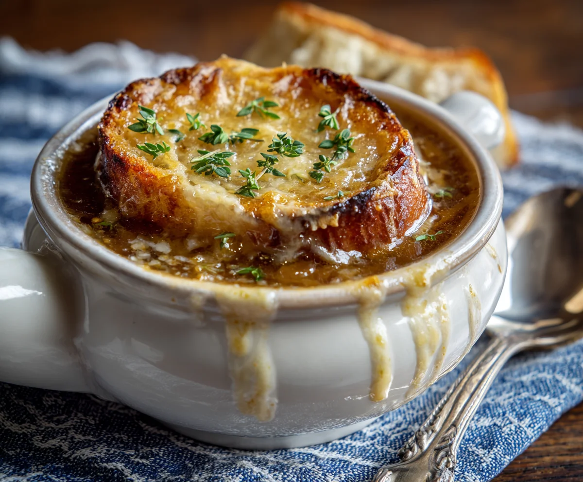 french onion soup slow cooker