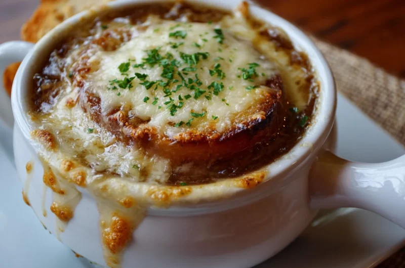 Easy Slow Cooker French Onion Soup Recipe