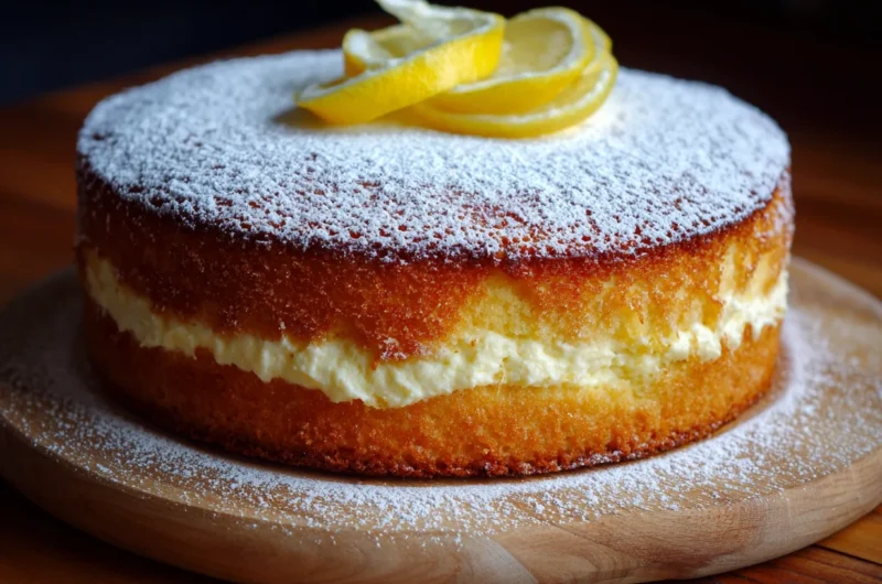 Quick Italian Lemon Cream Cake You’ll Love