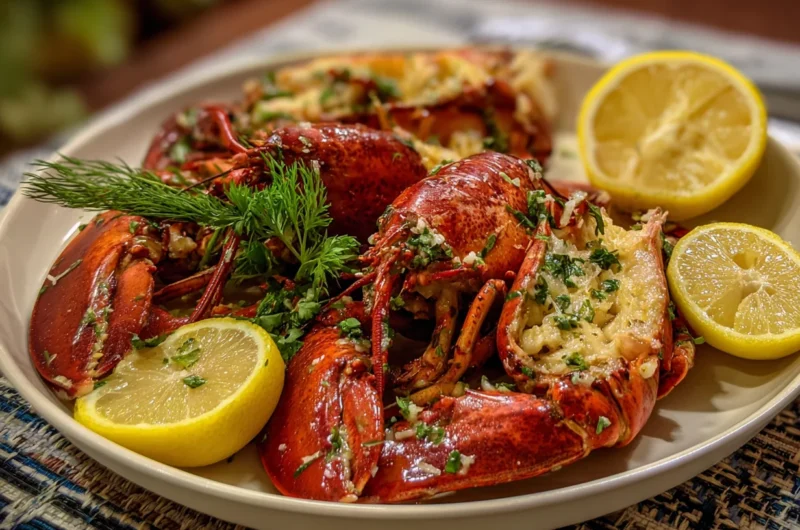 Classic Lobster Recipe with Lemon and Herbs