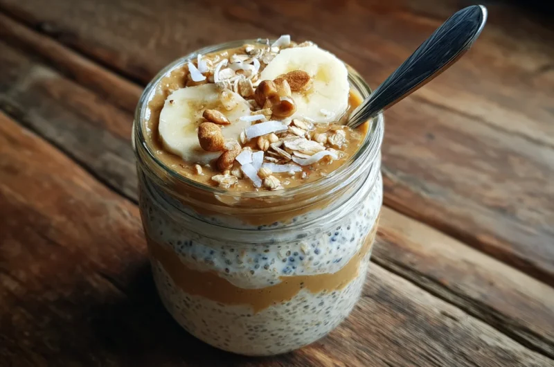 Healthy High Protein Overnight Oats for Meal Prep