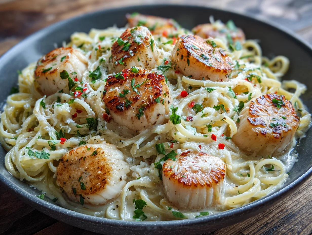 scallops pasta