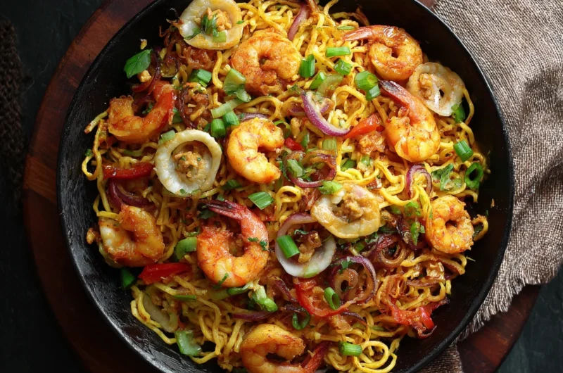 Easy Seafood Noodles Recipe for Dinner