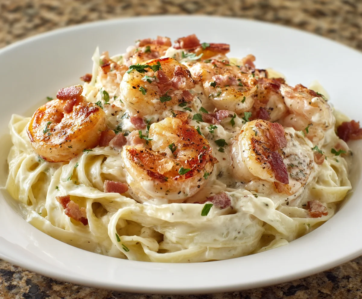 shrimp fettuccine alfredo