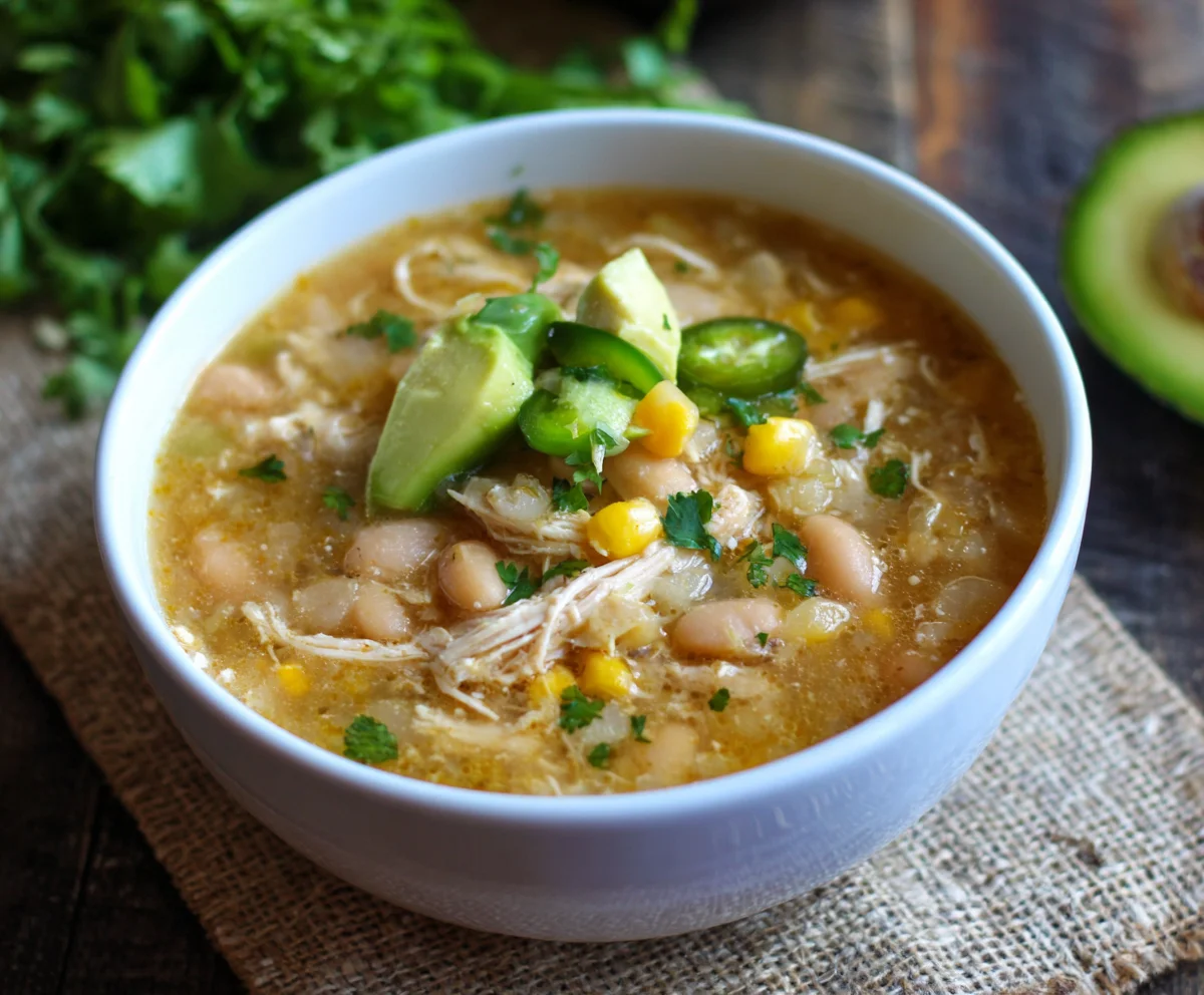 slow cooker white chicken chili