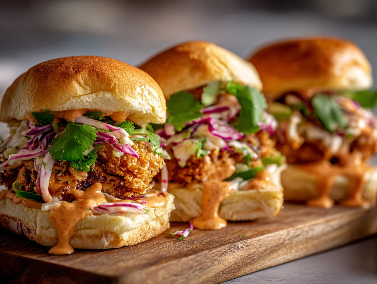 Bang Bang Chicken Sliders Recipe