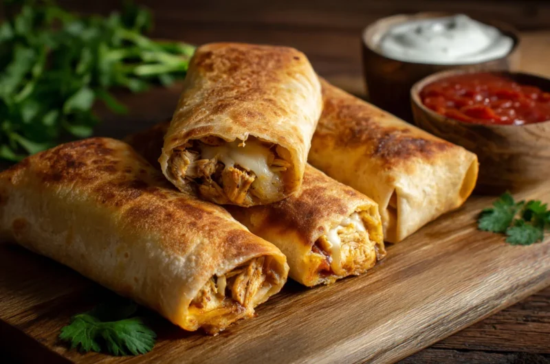 Homemade Chicken Chimichangas Made Simple