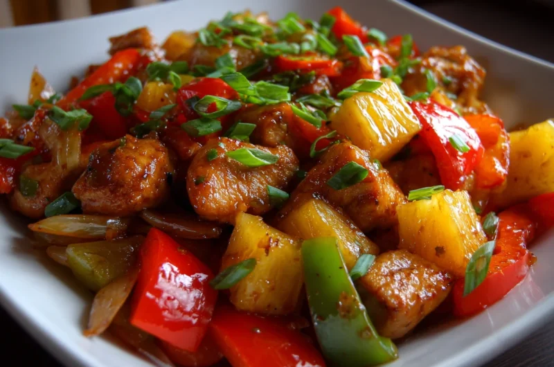 Chicken Stir-fry With Pineapple And Peppers Recipe