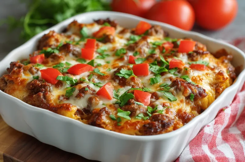 Easy Sausage Pizza Casserole Recipe