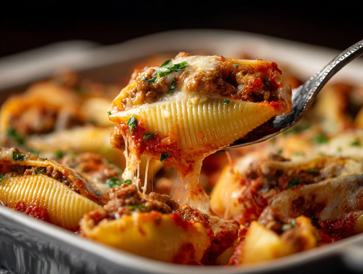 Easy Stuffed Shells With Meat