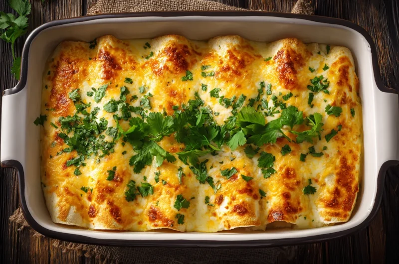 Green Chili Chicken Enchiladas Recipe