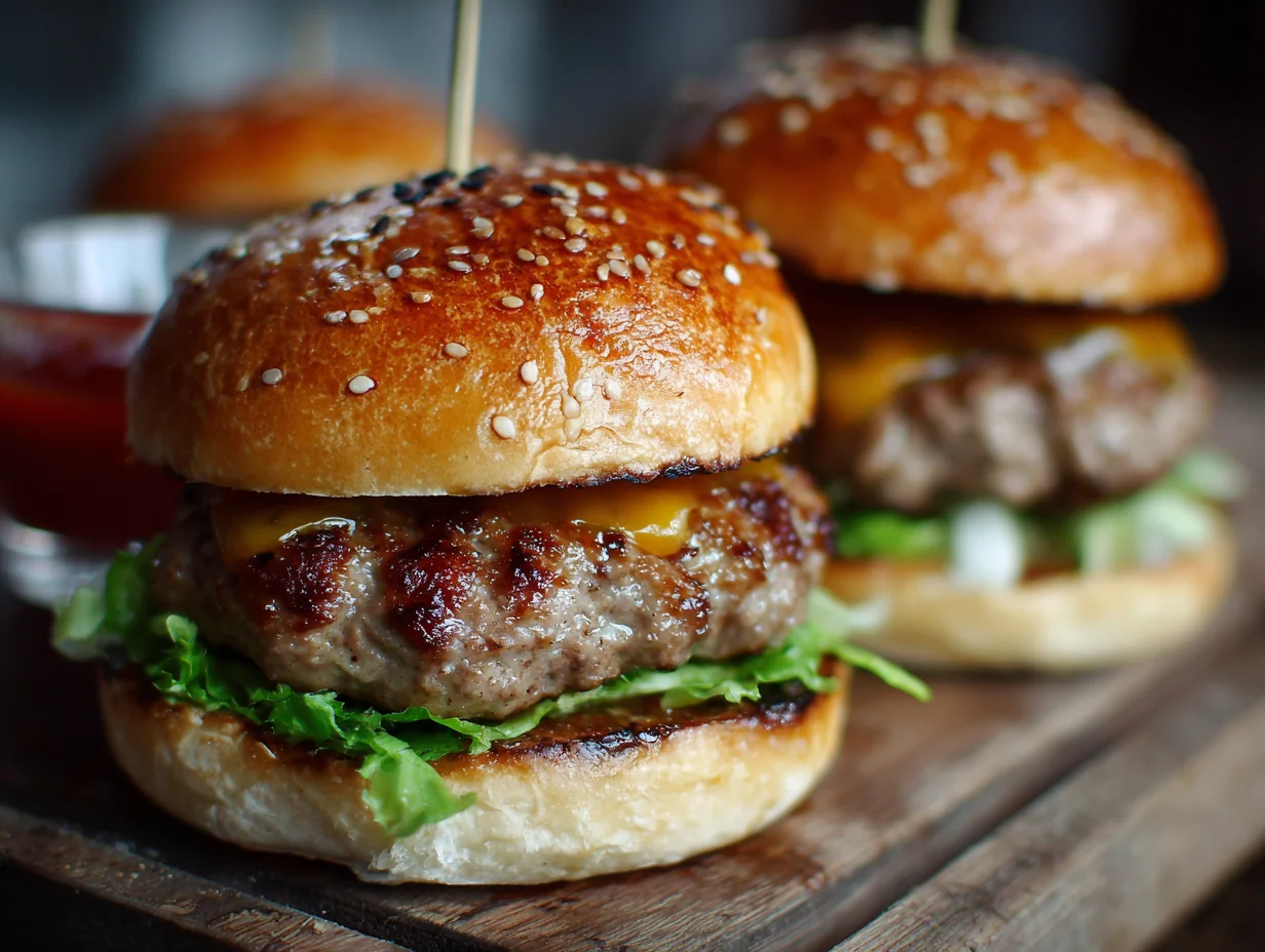 Homemade Hamburgers
