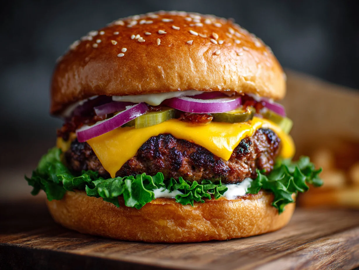 Quick and Easy Homemade Hamburger