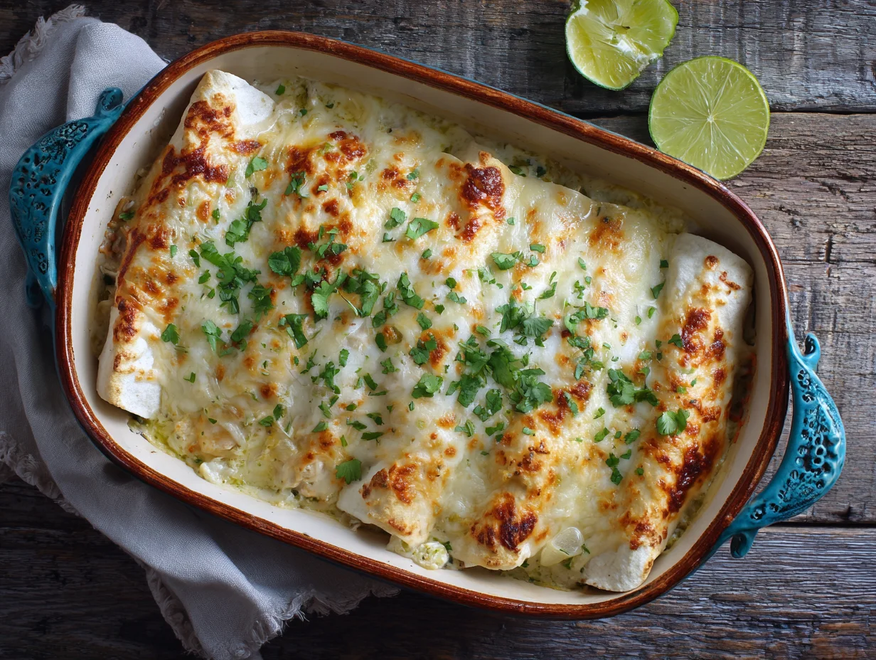 White Chicken Enchiladas