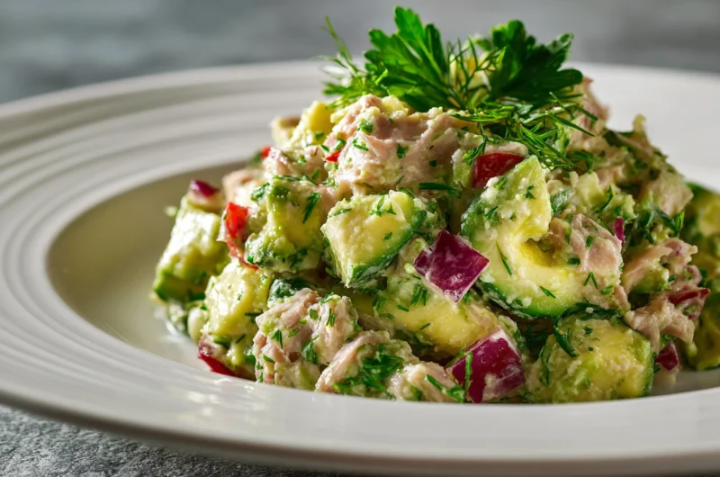 Healthy Avocado Tuna Salad Recipe for Quick Lunch