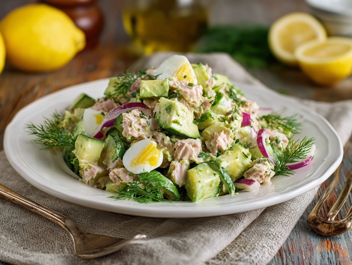 avocado tuna salad
