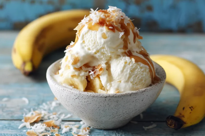 Quick and Creamy Banana Ice Cream in Minutes