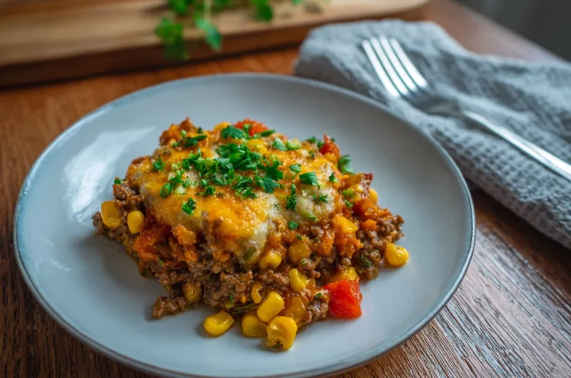 Beef Mince And Sweetcorn Casserole Recipe