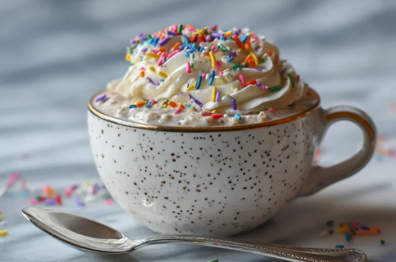 Best Birthday Cake Overnight Oats Recipe at Home