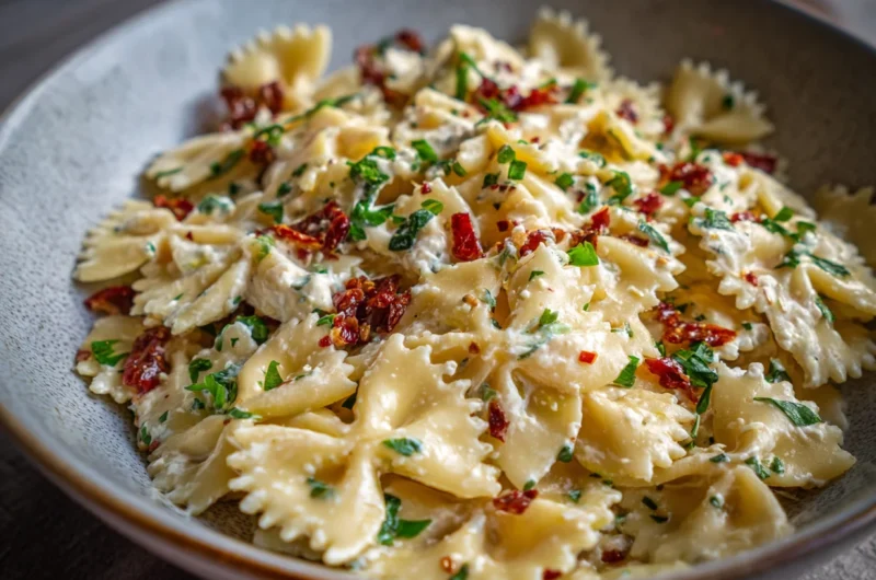 Creamy Garlic Boursin Cheese Pasta Recipe